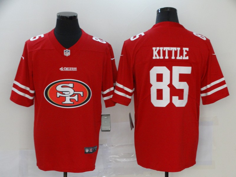Men's San Francisco 49ers George Kittle #85 Red Jersey